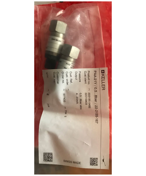 Keller Pressure transducer PAA-21Y