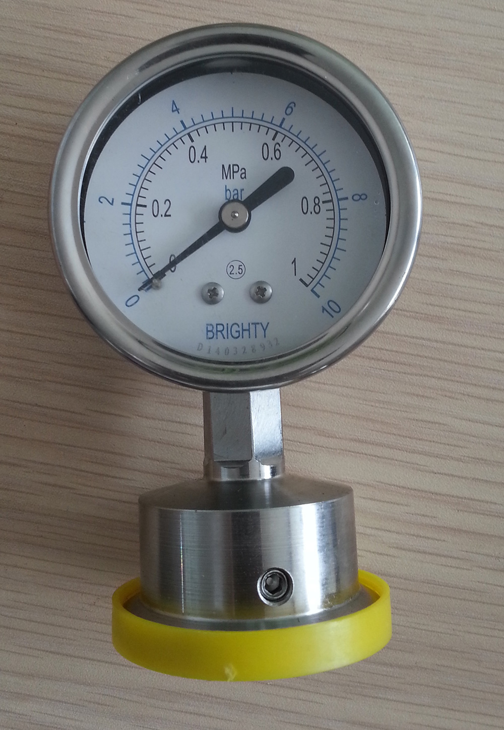 Diaphragm type pressure Gauge