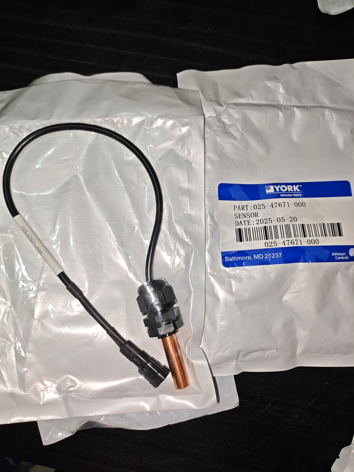 York Temperature Sensor 025-47671-000