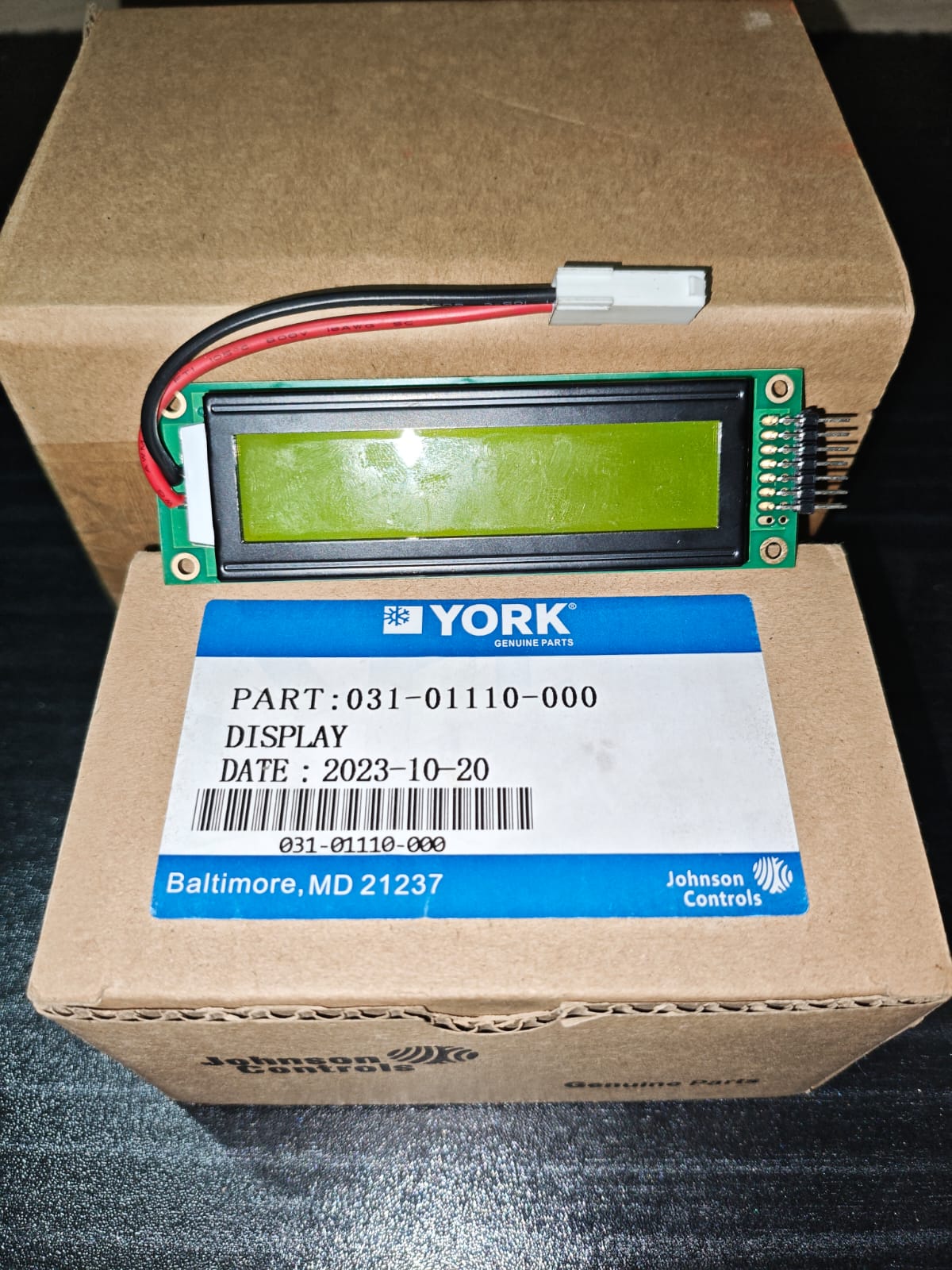 York Display, 031-01110-000