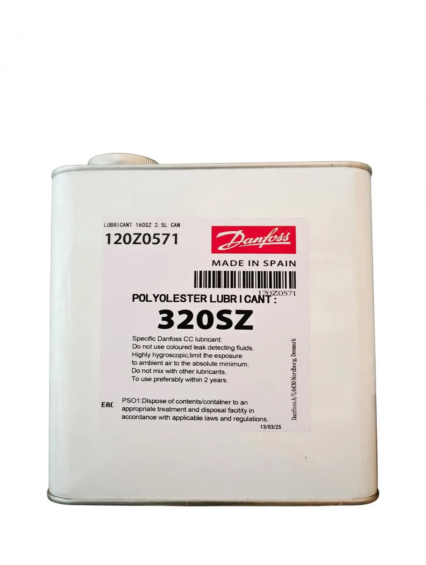 Danfoss Compressor Oil 320 SZ POE