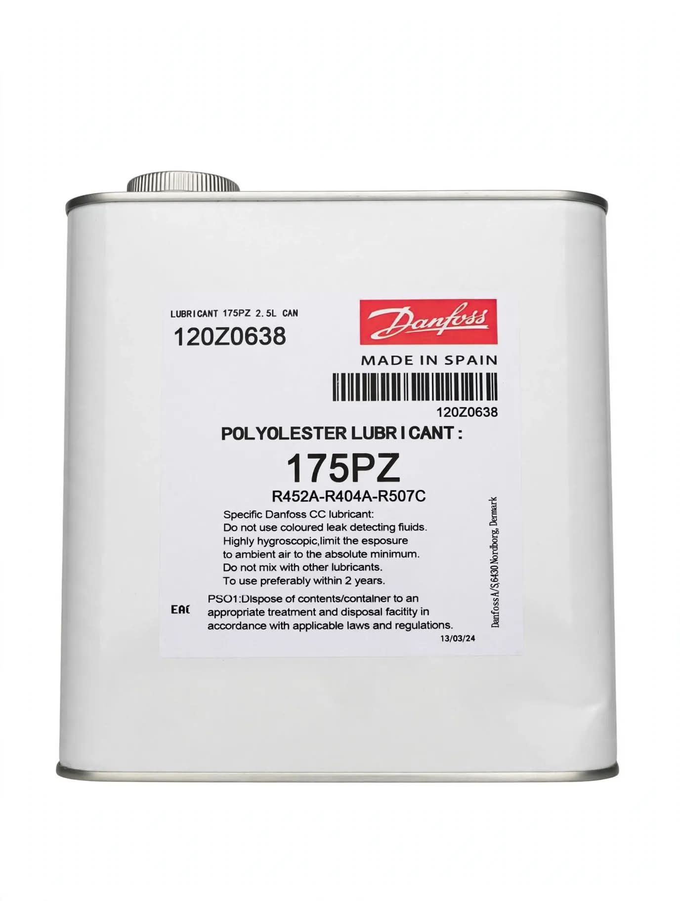 Danfoss Compressor Oil 175 PZ POE
