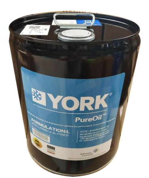 York 011-00592-000 Compressor L Oil 5 Gallon Can