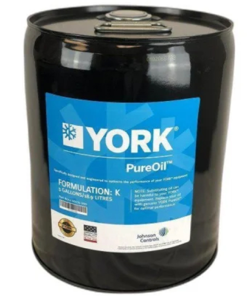 011-00533-000 - YORK COMPRESSOR OIL "K" ; 5 GALLON (18.9 LITERS)